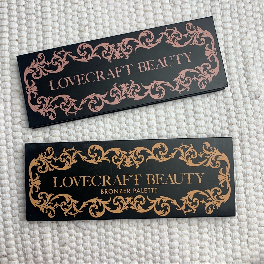 🍋 lovecraft beauty blush and bronzer palettes